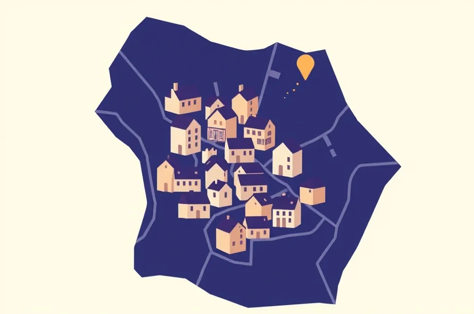Carte du secteur d'intervention autour de Gradignan (33170)